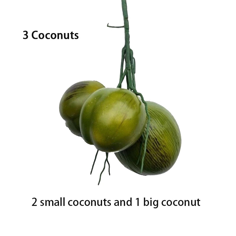 Árbol de coco Artificial de 150/180cm/210cm, plantas verdes grandes, palmera, bonsái, decoración para el hogar, oficina, piso en maceta