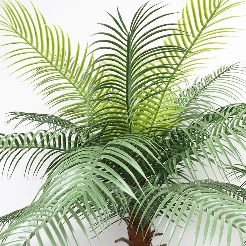 Árbol de coco Artificial de 150/180cm/210cm, plantas verdes grandes, palmera, bonsái, decoración para el hogar, oficina, piso en maceta